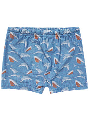 Шорты для мальчика с акулами - Размер 134 - Цвет голубой - Картинка #1