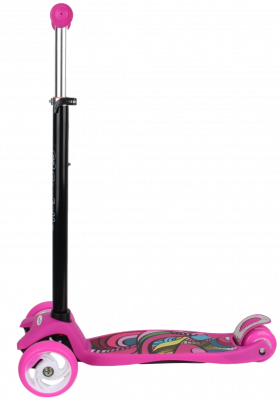 Самокат детский  WX-M2 (6) (pink/ розовый) - Цвет розовый - Картинка #2
